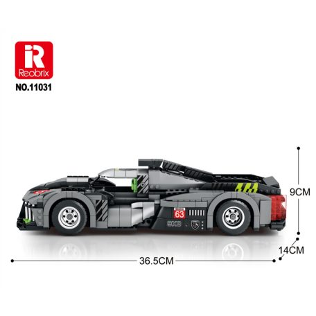 Reobrix 11031 Peugeot 9X8 Le Mans-versenyautó epitokeszlet 1338 db-os
