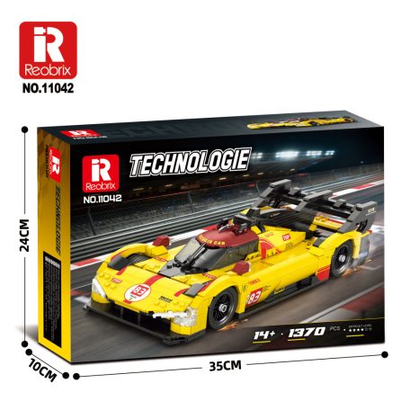 Reobrix 11042 Ferrari Le Mans versenyauto epitokeszlet (1370 darabos)