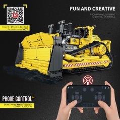   Caterpillar bulldózer TAVIRANYITOS építőkészlet, Reobrix 22001