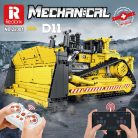 Caterpillar bulldózer TAVIRANYITOS építőkészlet, Reobrix 22001