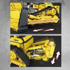 Caterpillar bulldózer TAVIRANYITOS építőkészlet, Reobrix 22001