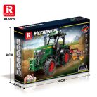 John Deere 6300-as traktor boronáló tárcsával TÁVIRÁNYÍTÓS Reobrix 22015