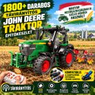 John Deere 6300-as traktor boronáló tárcsával TÁVIRÁNYÍTÓS Reobrix 22015
