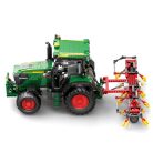 John Deere 6300-as traktor boronáló tárcsával TÁVIRÁNYÍTÓS Reobrix 22015
