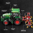 John Deere 6300-as traktor boronáló tárcsával TÁVIRÁNYÍTÓS Reobrix 22015
