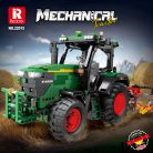 John Deere 6300-as traktor boronáló tárcsával TÁVIRÁNYÍTÓS Reobrix 22015