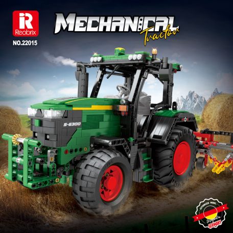 John Deere 6300-as traktor boronáló tárcsával TÁVIRÁNYÍTÓS Reobrix 22015
