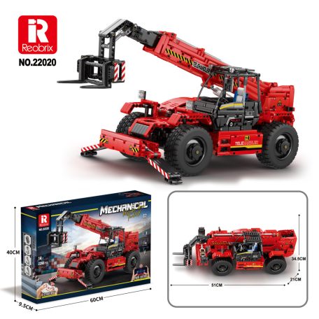 Homlokrakodó munkagép, teleszkopos TÁVIRÁNYÍTÓS, Reobrix 22020