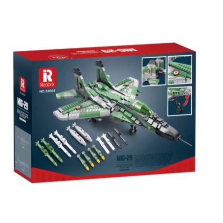 Reobrix 33024 MiG-29 Fulcrum szovjet/orosz vadászgép epitokeszlet 1387 db-os