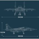 Reobrix 33024 MiG-29 Fulcrum szovjet/orosz vadászgép epitokeszlet 1387 db-os