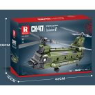 Reobrix 33031 Boeing CH-47 Chinook amerikai katonai szállítóhelikopter 1458 db-os építőkészlet