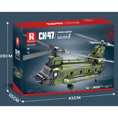   Reobrix 33031 Boeing CH-47 Chinook amerikai katonai szállítóhelikopter 1458 db-os építőkészlet
