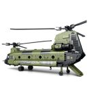 Reobrix 33031 Boeing CH-47 Chinook amerikai katonai szállítóhelikopter 1458 db-os építőkészlet