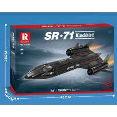   Reobrix 33041 Lockheed SR-71 Blackbird felderítő repülőgép epitokeszlet 1775db-os epitokeszlet