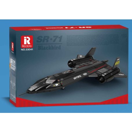 Reobrix 33041 Lockheed SR-71 Blackbird felderítő repülőgép epitokeszlet 1775db-os epitokeszlet