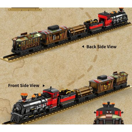 Vadnyugati ÓRIÁS vonat REOBRIX 66806 Norfolk And Western 578