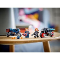   LEGO® Marvel - Fekete Özvegy és Amerika Kapitány motorkerékpárok (76260)
