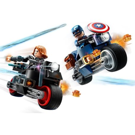  LEGO® Marvel - Fekete Özvegy és Amerika Kapitány motorkerékpárok (76260)