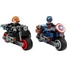  LEGO® Marvel - Fekete Özvegy és Amerika Kapitány motorkerékpárok (76260)