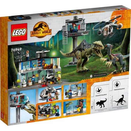 LEGO® Jurassic World - Giganotosaurus és Therizinosaurus támadás (76949