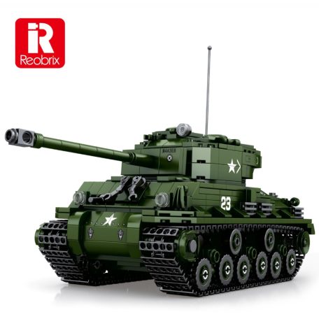 Reobrix 77030 M4A3E8 Sherman „Easy Eight” 2.vh amerikai harckocsi tank 836 db-os