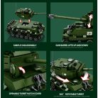 Reobrix 77030 M4A3E8 Sherman „Easy Eight” 2.vh amerikai harckocsi tank 836 db-os