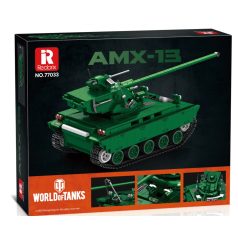   Reobrix 77033 AMX-13 francia könnyű harckocsi tank epitokeszlet 1037 db-os