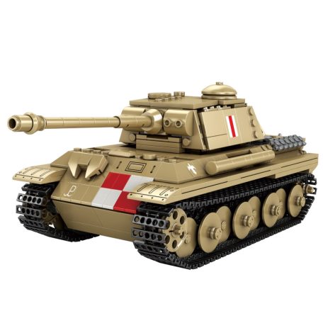 Reobrix 77034 Panther Ausf. G "Pudel" 969 db-os 2.vh tank epitokeszlet