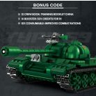 Reobrix 77035 Type 59 kínai népköztársaság közepes harckocsi tank epitokeszlet 748 db-os