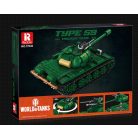 Reobrix 77035 Type 59 kínai népköztársaság közepes harckocsi tank epitokeszlet 748 db-os