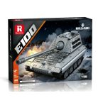 Reobrix 77037 E-100 szupernehéz német 2.vh harckocsi  tank epitokeszlet 1498 db-os