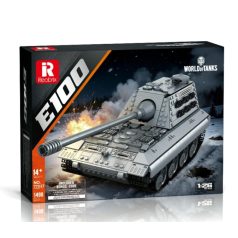   Reobrix 77037 E-100 szupernehéz német 2.vh harckocsi  tank epitokeszlet 1498 db-os