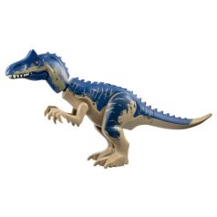   Dinosaur Allosaurus with Dark Blue Back and Head / Alloszaurusz sötétkék hát és fej