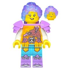   Izzie (Isabel Christina Garcia) dreamzzz lego figura - Bright Light Orange Robe, Medium Lavender Shoulder Pads