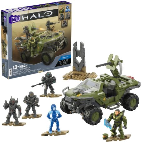 MEGA Halo FLEETCOM Warthog Vehicle Building Set HNC57