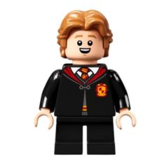  Colin Creevey harry potter lego figura - Gryffindor Robe Clasped, Black Short Legs