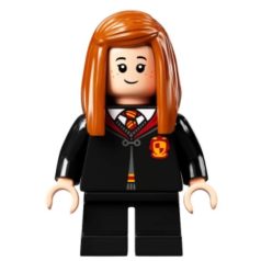   Ginny Weasley harry potter lego figura - Gryffindor Robe Clasped, Black Short Legs