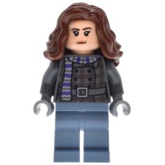   Hermione Granger - Dark Bluish Gray Jacket with Scarf harry potter lego figura