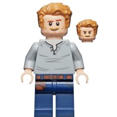Owen Grady jurassic world lego figura - Open Neck Shirt