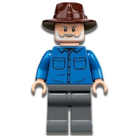 Dr. Alan Grant jurassic world lego figura - Blue Shirt