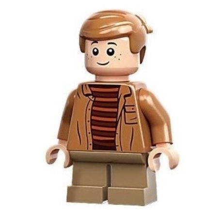 Tim Murphy jurassic world lego figura- Medium Nougat Shirt