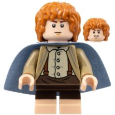   Samwise Gamgee (Sam) - Dark Tan Jacket, Sand Blue Cape / Csavardi Samu sötét kabát lord of the rings/ gyűrűk ura lego figura