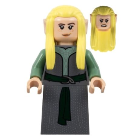 Rivendell Elf - Female, Dark Bluish Gray Robe / Rivendell elf, nő, sötétkék ruha lord of the rings/ gyűrűk ura lego figura