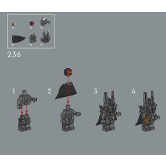 Sauron lord of the rings, gyűrűk ura lego figura