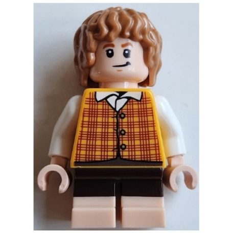 Meriadoc Brandybuck (Merry) - Bright Light Orange Vest / Borbak Trufa lord of the rings / gyűrűk ura lego figura