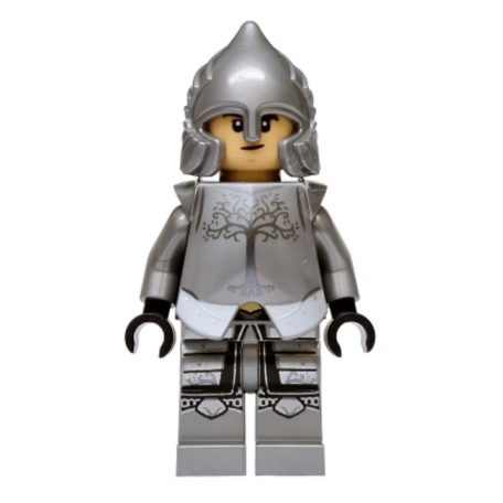 Soldier of Gondor - Medium Tan Head, Cheek Lines lord of the rings lego figura