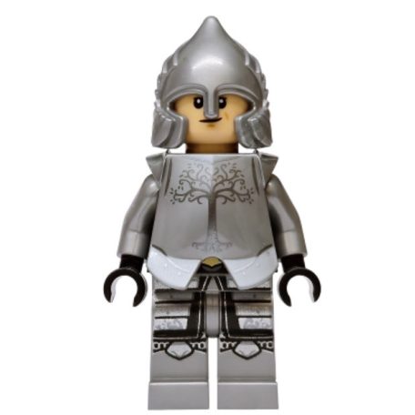 Soldier of Gondor - Medium Tan Head, Dimples lord of the rings lego figura