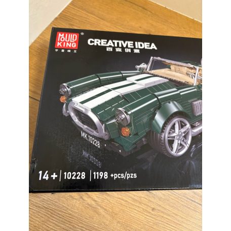 Shelby Cobra AC, mould king 10228 sportkocsi