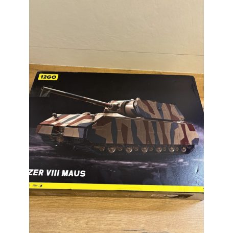 MAUS óriástank, 2.vh németország, 2400+ darabos epitokészlet