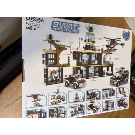 WOMA c055A Rendőrség, SWAT építőkészlet